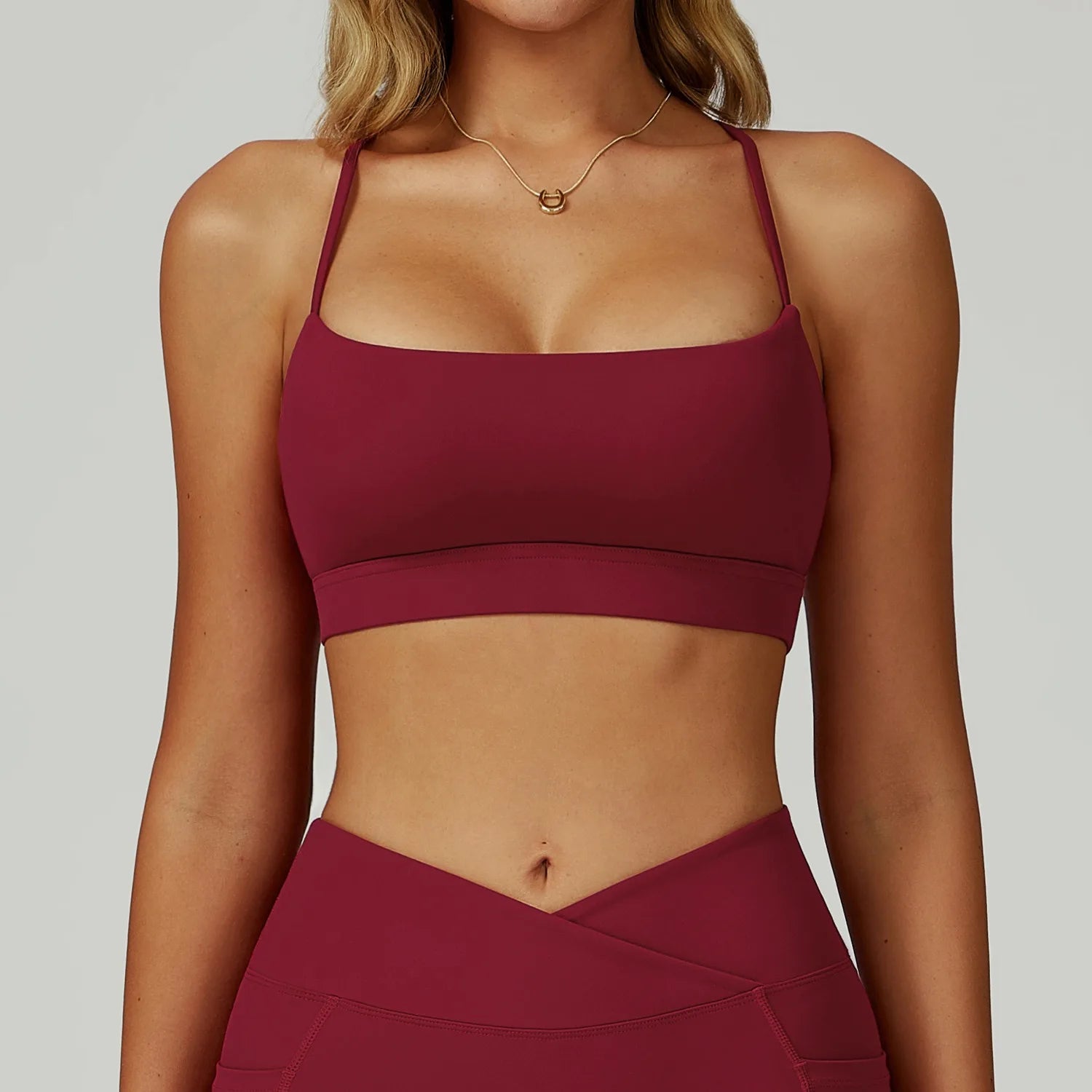 KAVRA Sports Bra for Women – Casual Running, Yoga & Gym Top | Quick-Dry, Breathable, Push-Up, Comfortable Fitness Wear